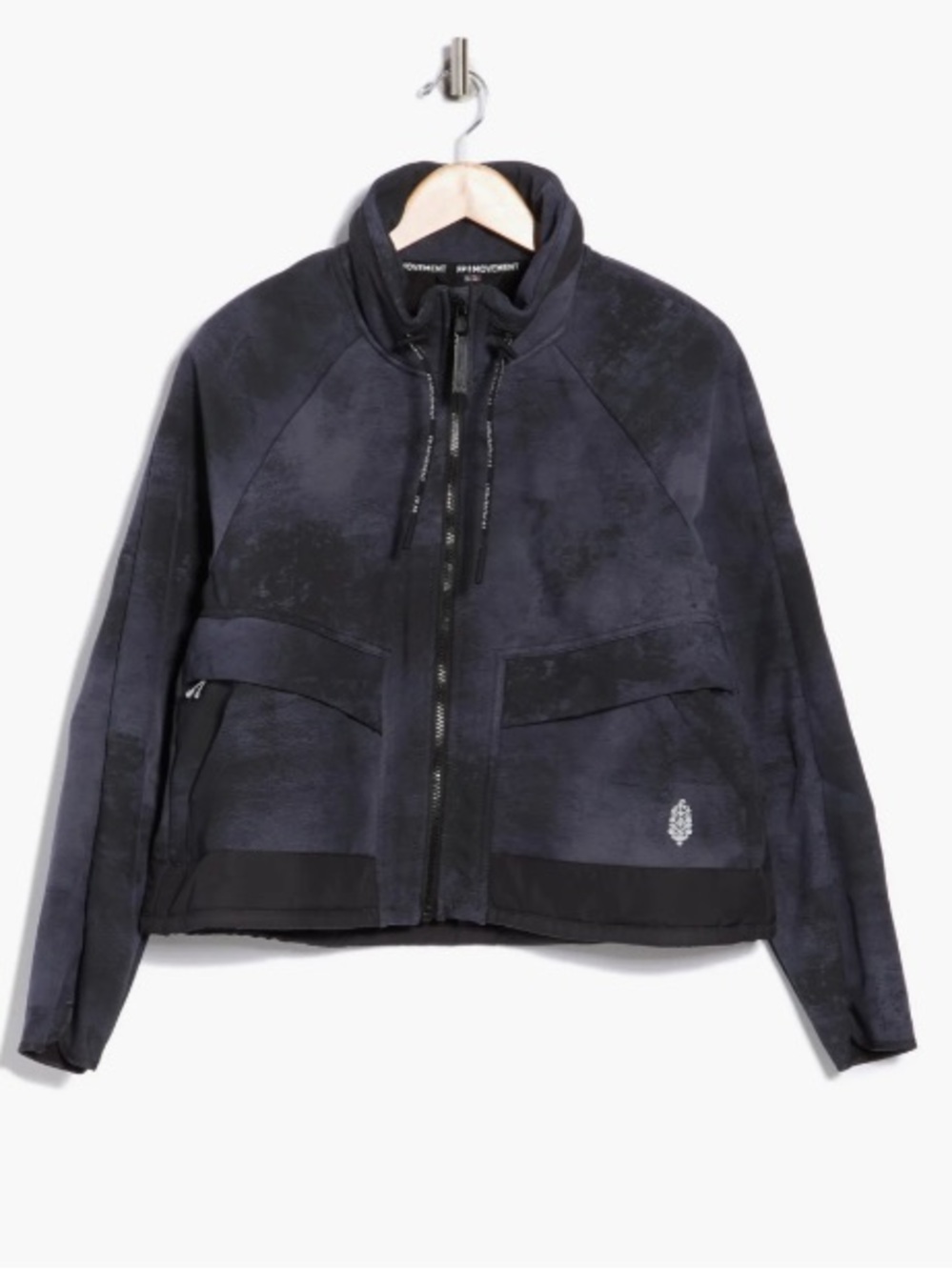 FP Movement Canyon Crushin 2.0 Zip-Up Jacket-Black Combo-Size XL